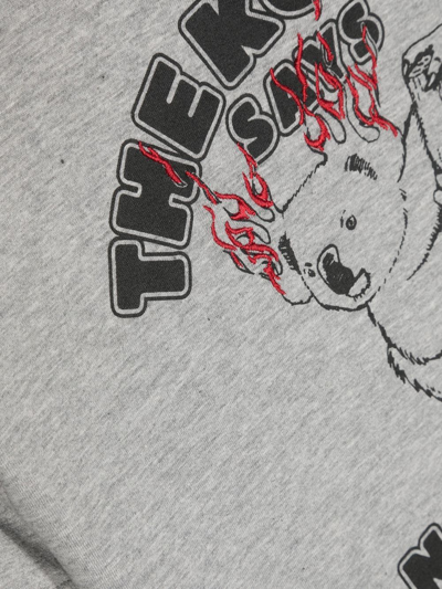 Shop Myar The Koala Says Print T-shirt In Grey