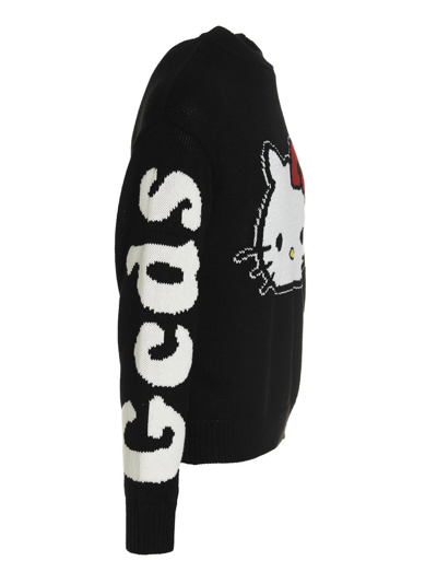 Shop Gcds Hello Kitty Sweater In Black