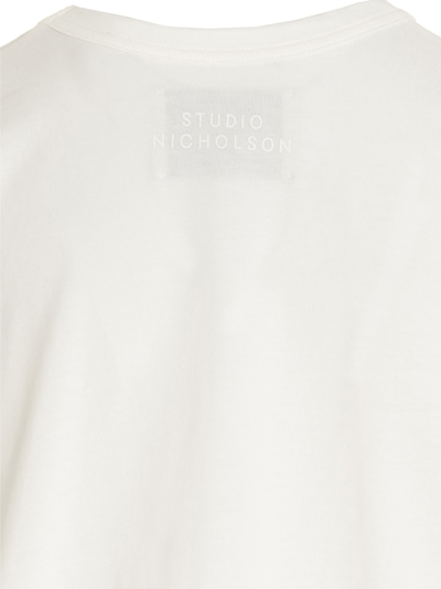 Shop Studio Nicholson Loop T-shirt In White