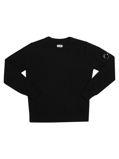 Shop C.p. Company Wool Cashmere Jumper In Black