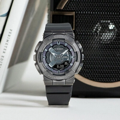 Pre-owned Casio Gm-s110b-8ajf [g-shock Analog Combination Model 110 Series Rubber Band]