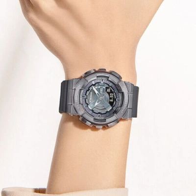 Pre-owned Casio Gm-s110b-8ajf [g-shock Analog Combination Model 110 Series Rubber Band]