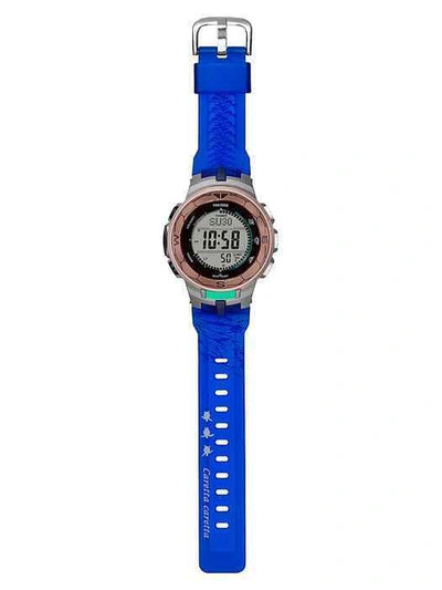 Pre-owned Casio Pro Treck Prg-330cc-5jr Nacs-j Collaboration Model Caretta Solar Watch