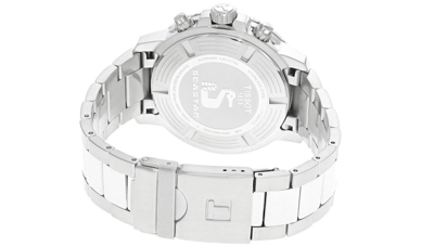 Pre-owned Tissot Seastar 1000 Chrono 45.5mm Stainless Steel Men's Watch T120.417.11.041.01