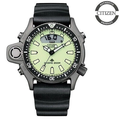 Pre-owned Citizen Jp2007-17w Promaster Aqualand Free Shipping