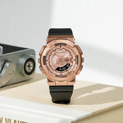 Pre-owned Casio Gm-s110pg-1ajf [g-shock Analog Combination Model 110 Series Rubber Band]