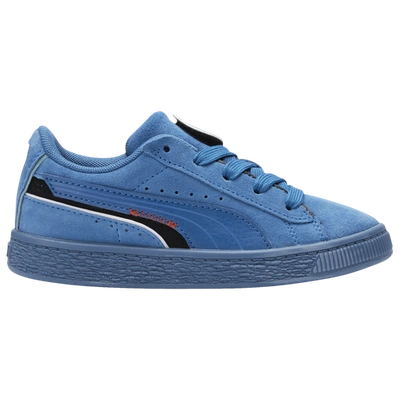 Shop Puma Boys  Suede Go For In Navy/black/white