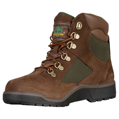 Timberland Kids' Boys 6field Boots In Brown/dark Olive | ModeSens