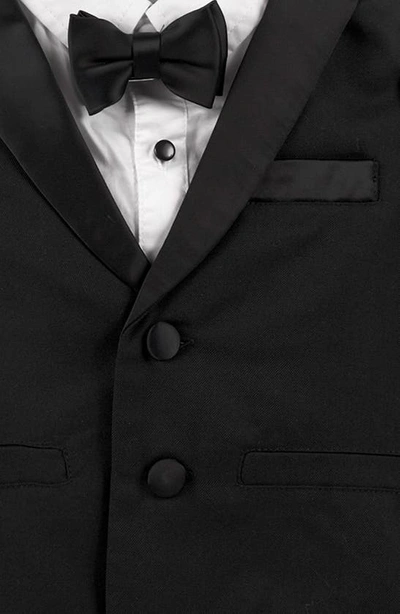 Andy & Evan Four-piece Tuxedo Set In Black