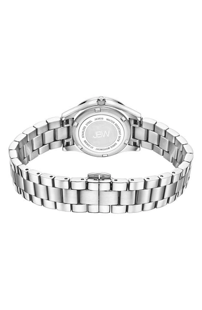 Shop Jbw Cristal Spectra Bracelet Watch, 28mm In Silver