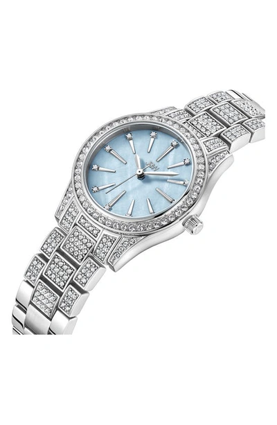 Shop Jbw Cristal Spectra Bracelet Watch, 28mm In Silver