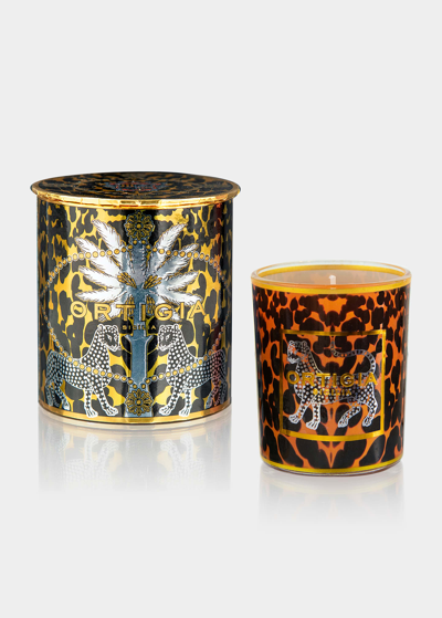 Ortigia Ambra Nera Decorated Candle
