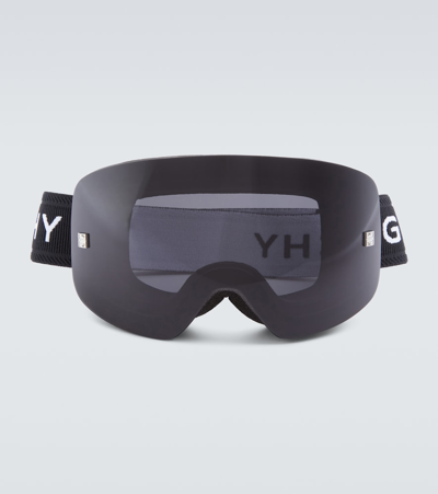 Shop Givenchy Ski Goggles In Matte Black / Smoke