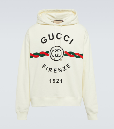 Shop Gucci Oversized Logo Sweatshirt In Sunlight/mc