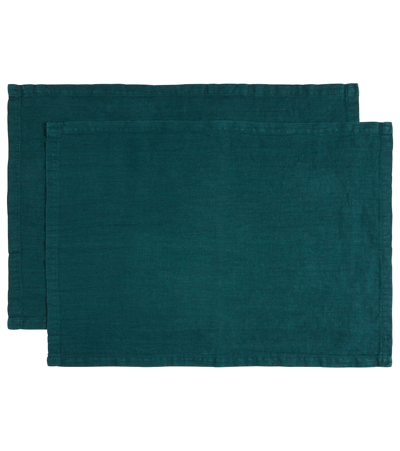 Shop Once Milano Set Of 2 Linen Placemats