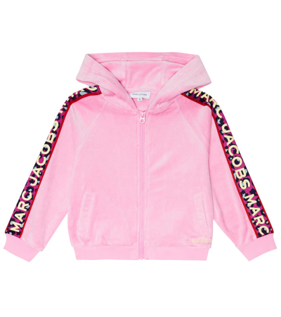 Shop Marc Jacobs Logo Cotton-blend Sweatshirt In Pink