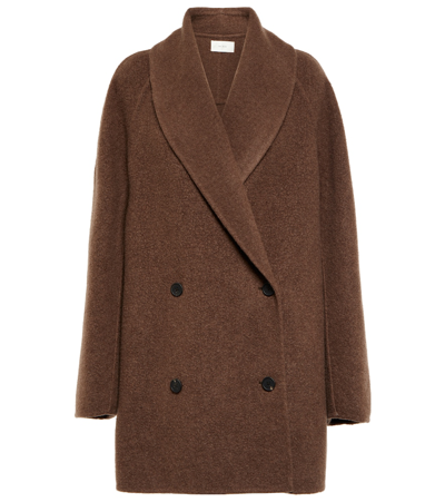 Shop The Row Polli Wool And Cashmere Jacket In Taupe