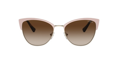 Shop Vogue Eyewear Woman Sunglasses Vo4251s In Gradient Brown