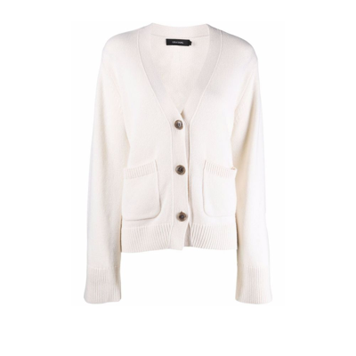 Shop Lisa Yang Neutral Danni Cashmere Cardigan - Women's - Cashmere In White