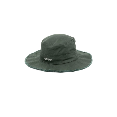 Shop Jacquemus Green Le Bob Artichaut Expedition Hat