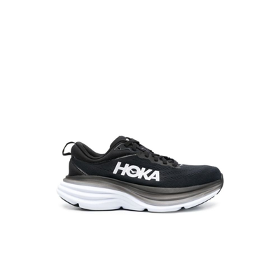 Shop Hoka One One Black Bondi 8 Running Sneakers