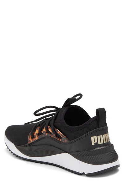 Shop Puma Pacer Future Allure Sneaker In Black-black- Team Gold