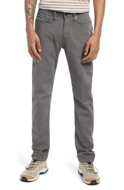 Shop Duer No Sweat Slim Fit Stretch Pants In Silver