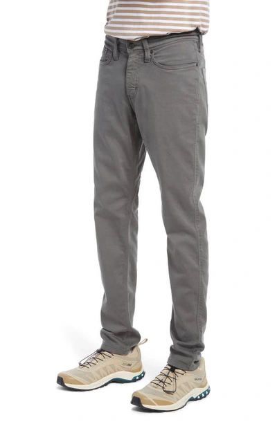Shop Duer No Sweat Slim Fit Stretch Pants In Silver