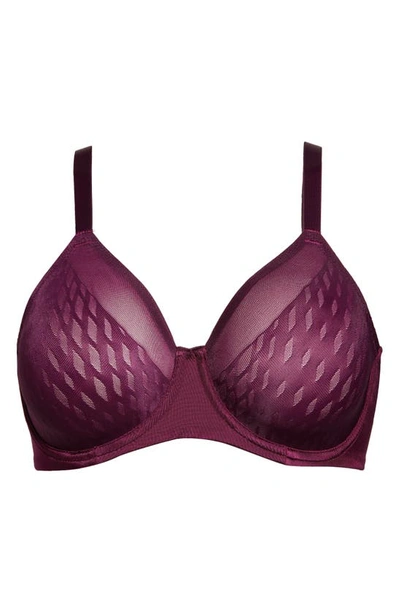 Shop Wacoal Elevated Allure Full Coverage Underwire Bra In Pickled Beet