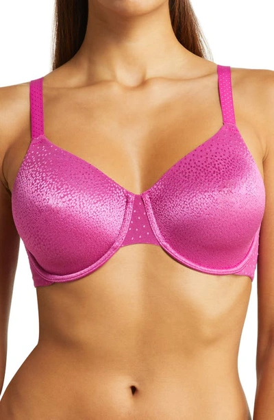 Shop Wacoal Back Appeal Smoothing Underwire Bra In Festival Fuchsia