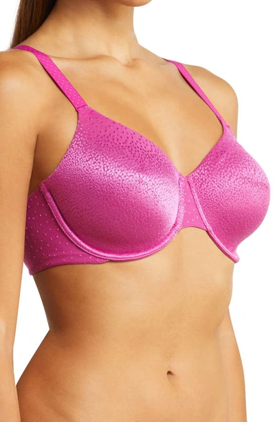 Shop Wacoal Back Appeal Smoothing Underwire Bra In Festival Fuchsia