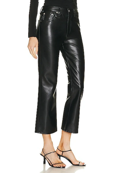 Citizen Of Humanity Isola Cropped Boot Recycled Leather In Black
