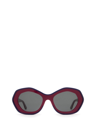 Shop Marni Sunglasses In Bordeuax