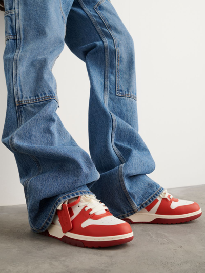 Off-white Off White Sneakers Red In Red
