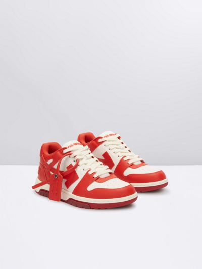 Off-white Off White Sneakers Red In Red