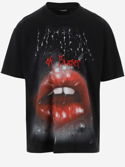 Vision Of Super Rock Mouth Print In Nero