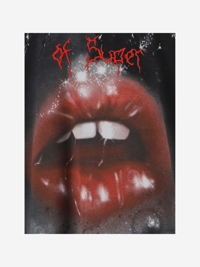 Vision Of Super Rock Mouth Print In Nero