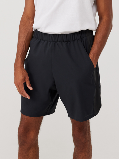 Shop Outdoor Voices High Stride 7-inch Short With Pockets In Black