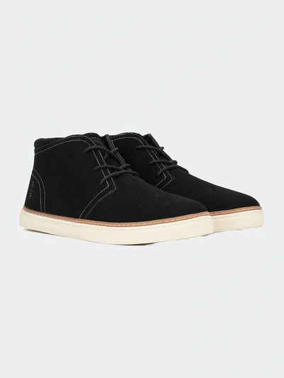 Shop Reserved Footwear Men's Petrus Chukka Boot In Black