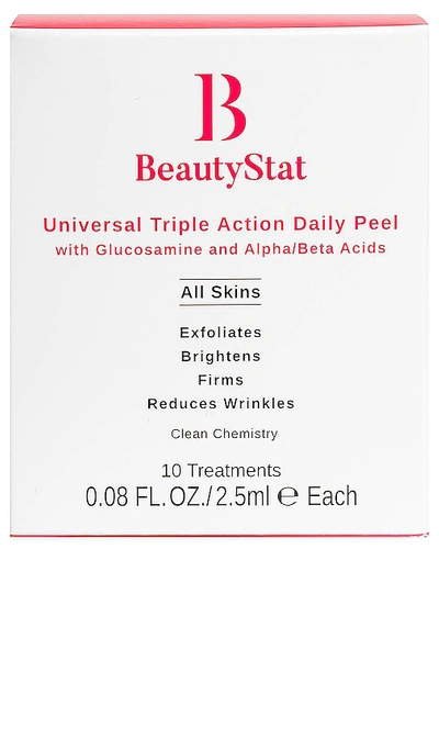 Shop Beautystat Cosmetics Universal Triple Action Daily Peel 10 Pack In N,a