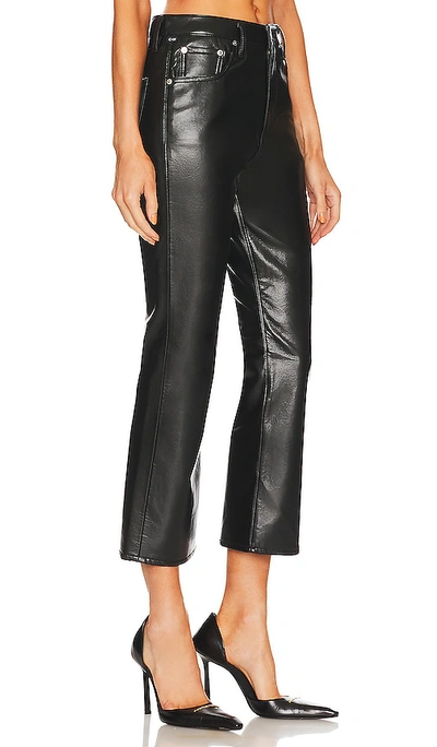 Citizen Of Humanity Isola Cropped Boot Recycled Leather In Black