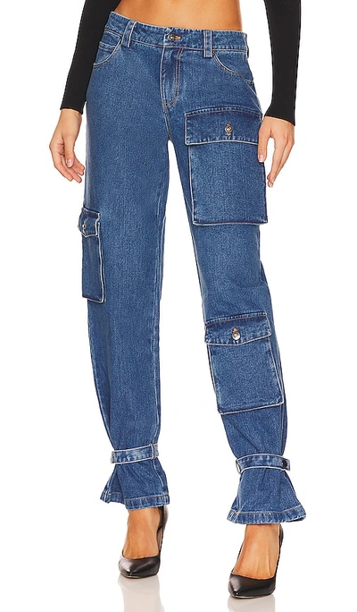 Shop Bardot Denim Cargo Pant In Vintage