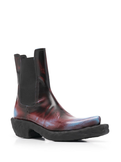 Camperlab Venga Leather Boots In Black