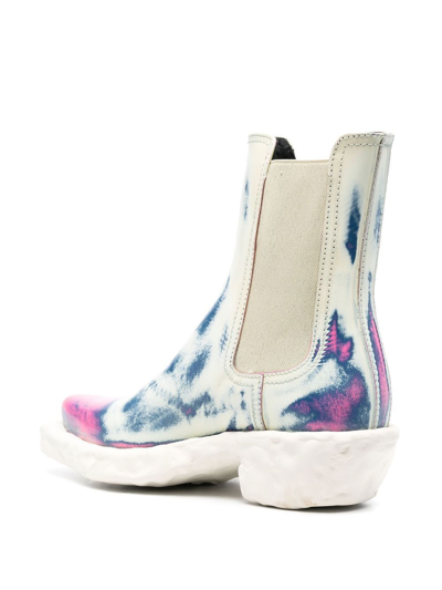Camperlab Distressed-effect Ankle Boots In Neutrals