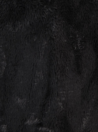 Shop Balenciaga Faux-fur Scarf In Black