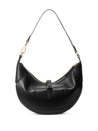 Polo Ralph Lauren Polo Id Calfskin Mini Shoulder Bag In Black