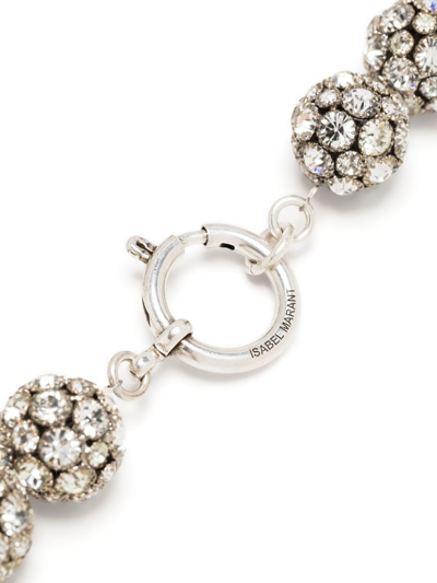 Shop Isabel Marant Crystal-embellished Necklace In Silber