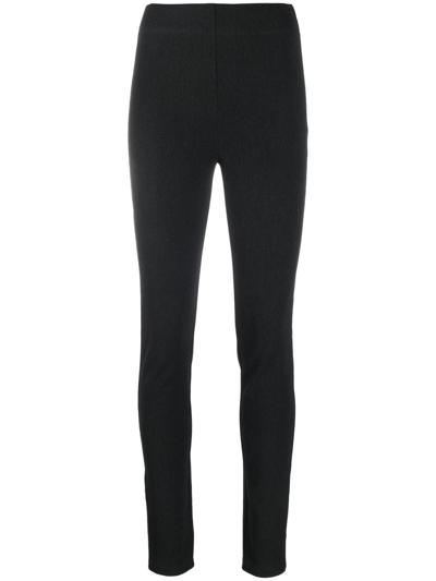 Shop Joseph High-rise Fitted Leggings In Grey