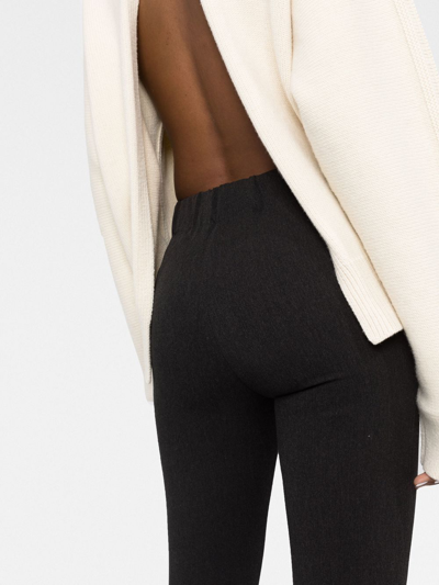 Shop Joseph High-rise Fitted Leggings In Grey
