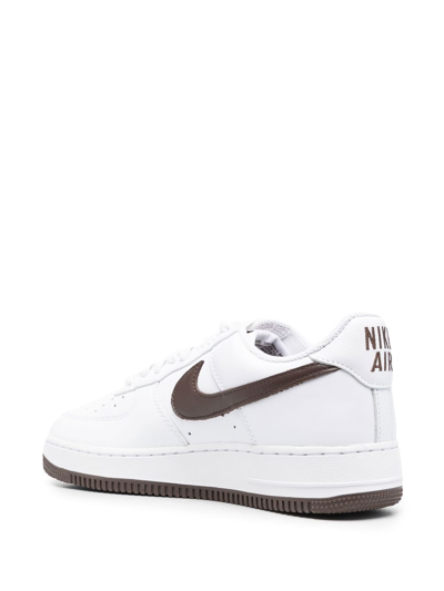 Shop Nike Air Force 1 "chocolate" Sneakers In White